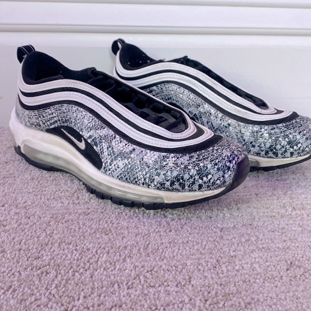 Black and White Snake Skin Nike Air Max 97